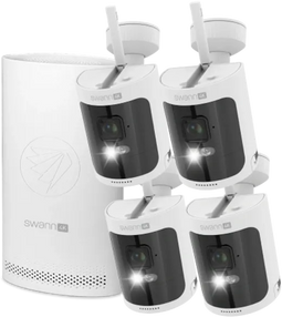 Swann AllSecure4K - Draadloze Beveiligingskit - 4 Camera's met 4K Video (4 stuks)