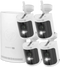 Swann AllSecure4K - Draadloze Beveiligingskit - 4 Camera's met 4K Video (4 stuks)