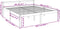 vidaXL - Seniorenbed - massief - grenenhout - honingbruin - 200x200 - cm