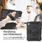 Accezz Rugged Backcover - iPad 10.9 (2022) - Schouderstrap en screenprotector - Zwart