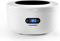 Blaupunkt Ultrasone reiniger met timer, uitneembare mand en horlogehouder, 750 ml, 40 W, 40 kHz, wit, voor het nauwkeurig reinigen van sierraden, brillen, munten, sleutels,…