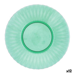 Quid Iris - Eetbord - Ø 26 cm - Groen (12 Stuks)
