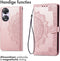 iMoshion Hoesje Geschikt voor Oppo A58 Hoesje Met Pasjeshouder - iMoshion Mandala Bookcase - Rosé Goud