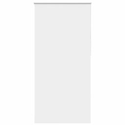 vidaXL - Rolgordijn - verduisterend - 115x230 - cm - stofbreedte - 110,7 - cm - wit