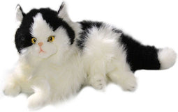 Bicolini Knuffelpoes Zwart-witte Pers 30 Cm