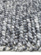 Drops Dark Grey Vloerkleed - 140x200 - Rechthoek - Laagpolig,Structuur Tapijt - Industrieel - Antraciet, Grijs
