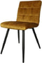 Decostar Eetkamerstoel Frankford, textiel, goud