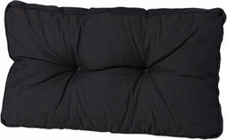 2 stuks! Lounge kussen rug 73x43 Rib black