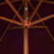vidaXL - Parasol - met - houten - paal - 200x300 - cm - antraciet