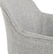 Alterego Riga - Grijs Stof - Met Armleuningen - 59x54x80cm