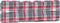 vidaXL - Palletkussens - 5 - st - ruitpatroon - stof - rood