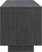 vidaXL - Tv-meubel - 110x30x33,5 - cm - massief - grenenhout - grijs