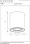 Lucide TUBE - Plafondspot - Ø 9,6 cm - 1xGU10 - Draaibaar - Mat Goud (1 stuk)