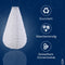 Lumiz Solar Tuinverlichting - Tuinverlichting op zonne energie - Tuinverlichting - Buitenlampjes - Tuinverlichting op zonneenergie - Buitenverlichting - Buitenlamp - Decoratie - Spectare Drop - 28 cm - Zilver