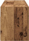 vidaXL - Badkamerwandkast - 80x25x30 - cm - bewerkt - hout - oud - houtkleurig