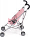 Bayer Chic 2000 - Mini-Poppenbuggy Roma - Melange Grijs Roze