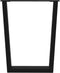 vidaXL - Eettafelpoten - 2 - st - V-vormig - 70x(72-73,3) - cm - staal - zwart