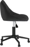 vidaXL - Eetkamerstoelen - draaibaar - 2 - st - fluweel - zwart