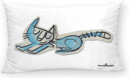 Kussenhoes Decolores Gatet Blau Multicolour 50 x 50 cm