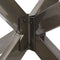 vidaXL - Eettafelpoot - spider - vorm - 85x85x(72-73) - cm - staal - naturel