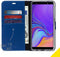 Accezz Hoesje Geschikt voor Samsung Galaxy A7 (2018) Hoesje Met Pasjeshouder - Accezz Wallet Softcase Bookcase - Donkerblauw