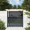 vidaXL - Poort - 105x150 - cm - staal - antracietkleurig