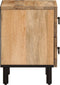 vidaXL - Nachtkastjes - 2 - st - 40x33x46 - cm - massief - mangohout