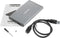 Natec NKZ-1281 - Externe behuizing - USB 3.0 - Grijs