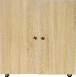 Archiefkast Tijn - opbergkast multifunctioneel - 74 cm hoog - lichtbruin sonoma