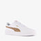 PUMA Carina 3.0 Animal Jr - Lage sneakers - SOFTFOAM+ inlegzool - PUMA White-Light Sand-PUMA Gold