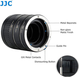JJC Macro Verlengbuizen Set - Breid je Macrofotografie uit