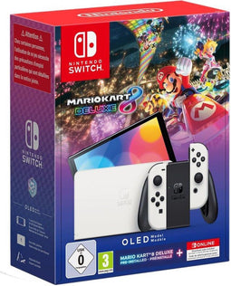 Nintendo Switch (OLED model) - Handheld - 64GB opslag - Mario Kart 8 Deluxe + 12 maanden Switch Online
