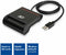 ACT AC6015 - USB Smart Card ID reader - Compatibel met Belgische eID - Zwart