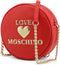 Love Moschino - Borsa Pu - Ronde tas met hart en merknaam - Rood