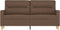 vidaXL - Tweezitsbank - 140 - cm - stof - bruin