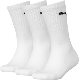 Puma - Kids Regular Crew Lightweight - Witte Sokken - 35 - 38 - Wit