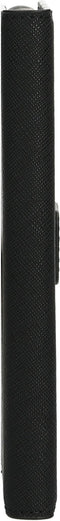 Mobiparts Galaxy S21 - Wallet Case - Saffiano motief - Zwart