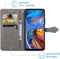 iMoshion Hoesje Geschikt voor Motorola Moto E32s / Moto E32 Hoesje Met Pasjeshouder - iMoshion Mandala Bookcase - Grijs
