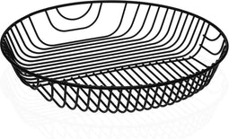 Fruitschaal Versa Zwart Metaal Staal 30 x 4,7 x 30 cm
