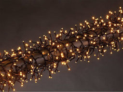 Kuma LED - Lichtslinger - 12 m 1020 leds Arizona wit zwarte kabel IP44