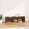 vidaXL - Keukenrek - stapelbaar - 60x15x16 - cm - bewerkt - hout - bruin - eikenkleur