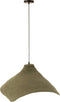 J-Line hangende lamp Kegel - zeegras - groen