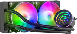 Mars Gaming MLONE240 - All-in-One Processor Koeler - 240mm Radiator - 2x 120mm Ventilatoren - Zwart