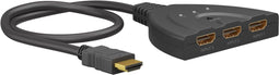 Goobay 58487 - HDMI schakelaar 3 naar 1 - HDMI 1.4 4K 30Hz