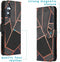 iMoshion Hoesje Geschikt voor Samsung Galaxy A34 (5G) Hoesje Met Pasjeshouder - iMoshion Design Softcase Bookcase - Zwart / Black Graphic