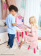 Klein Toys Barbie beautystudio Happy Vibes - nageldroger met lucht- en lichteffecten - roze beige