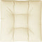 vidaXL - Palletkussen - 70x70x12 - cm - stof - crèmekleurig