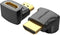 Vention AIOB0 - HDMI Hoekadapter - 90 graden - Zwart