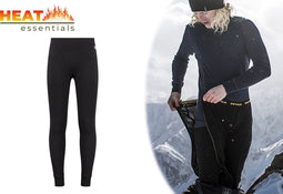 Thermo Ondergoed Heren - Thermobroek XL - Ademend en Vochtregulerend - Zwart