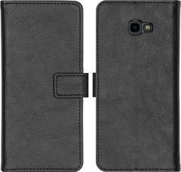 imoshion Hoesje Geschikt voor Samsung Galaxy J4 Plus Hoesje Met Pasjeshouder - imoshion Luxe Bookcase - Zwart